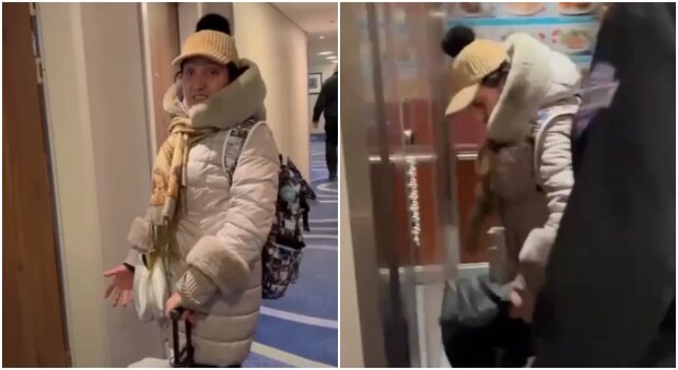 W Polsce „uchodźca” propagująca „rosyjski świat” została wyrzucona z hotelu Hilton. Wideo