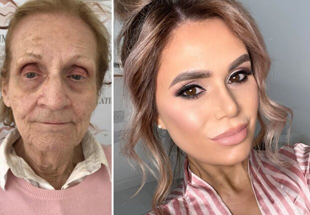 Wizażystka odmłodziła swoją 80-letnią babcię przy pomocy kosmetyków